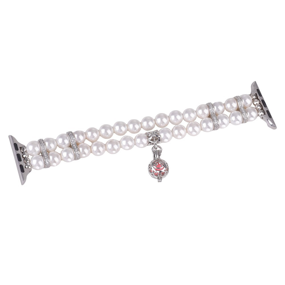 Mega Holdbart Silikone Universal Rem passer til Apple Smartwatch - Hvid#serie_2