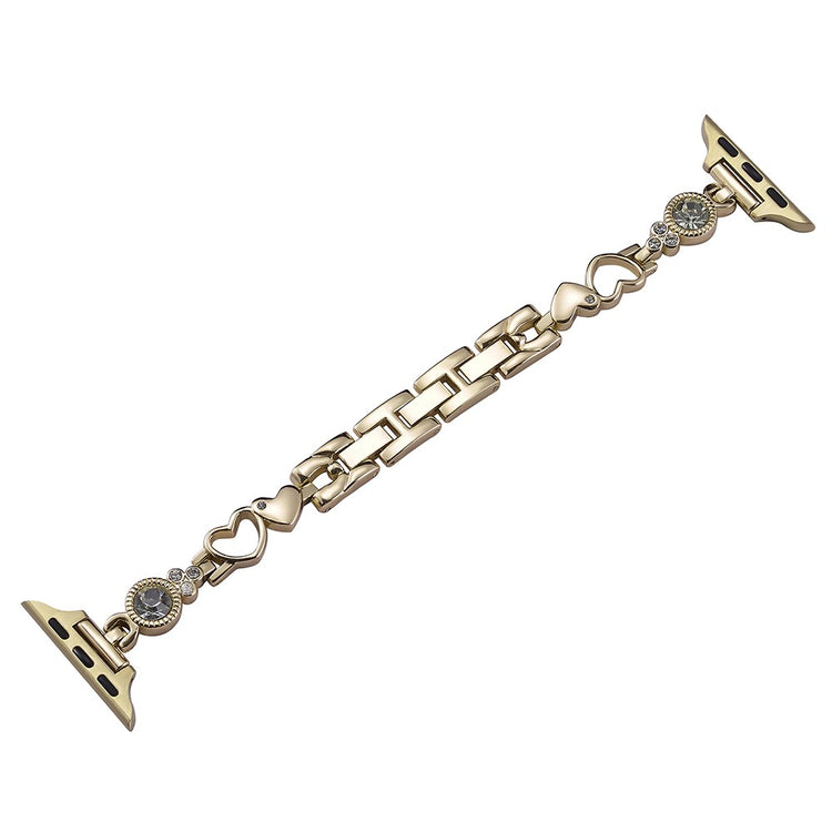 Vildt Fantastisk Rhinsten Universal Rem passer til Apple Smartwatch - Guld#serie_2