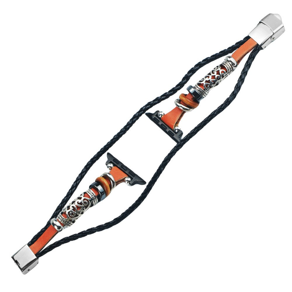 Super Godt Kunstlæder Universal Rem passer til Apple Smartwatch - Brun#serie_2