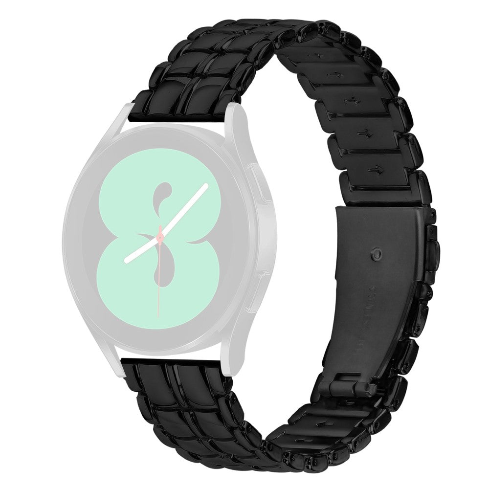 Rigtigt Fantastisk Metal Universal Rem passer til Samsung Smartwatch - Sort#serie_2