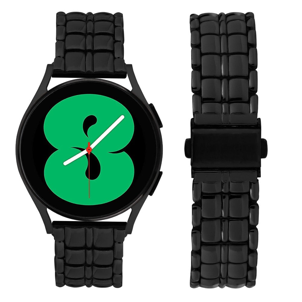 Holdbart Metal Universal Rem passer til Samsung Smartwatch - Sort#serie_2