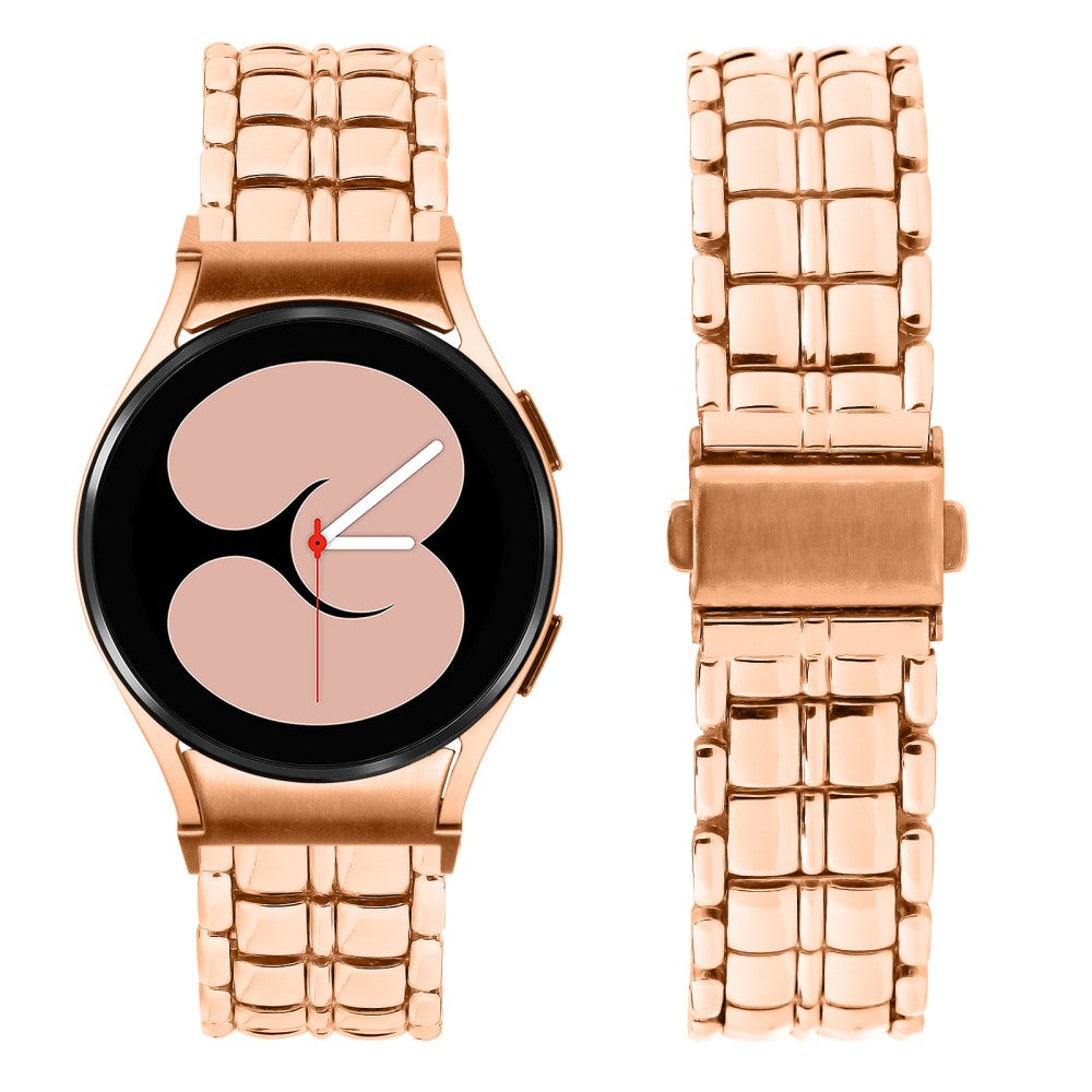 Super Fantastisk Metal Universal Rem passer til Samsung Smartwatch - Pink#serie_1