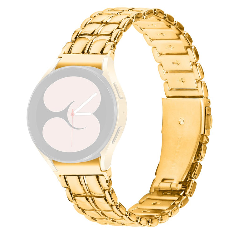 Super Fantastisk Metal Universal Rem passer til Samsung Smartwatch - Guld#serie_3