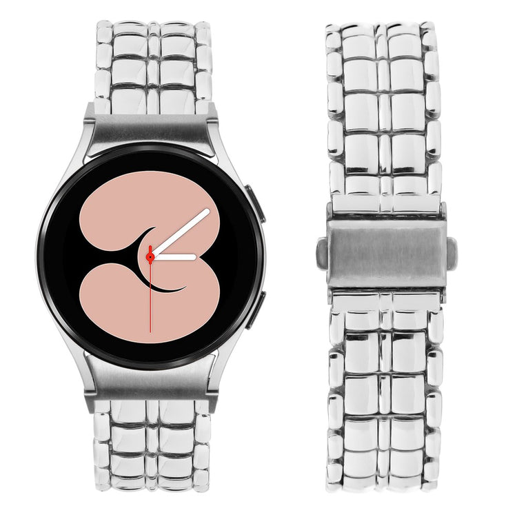 Super Fantastisk Metal Universal Rem passer til Samsung Smartwatch - Sølv#serie_4