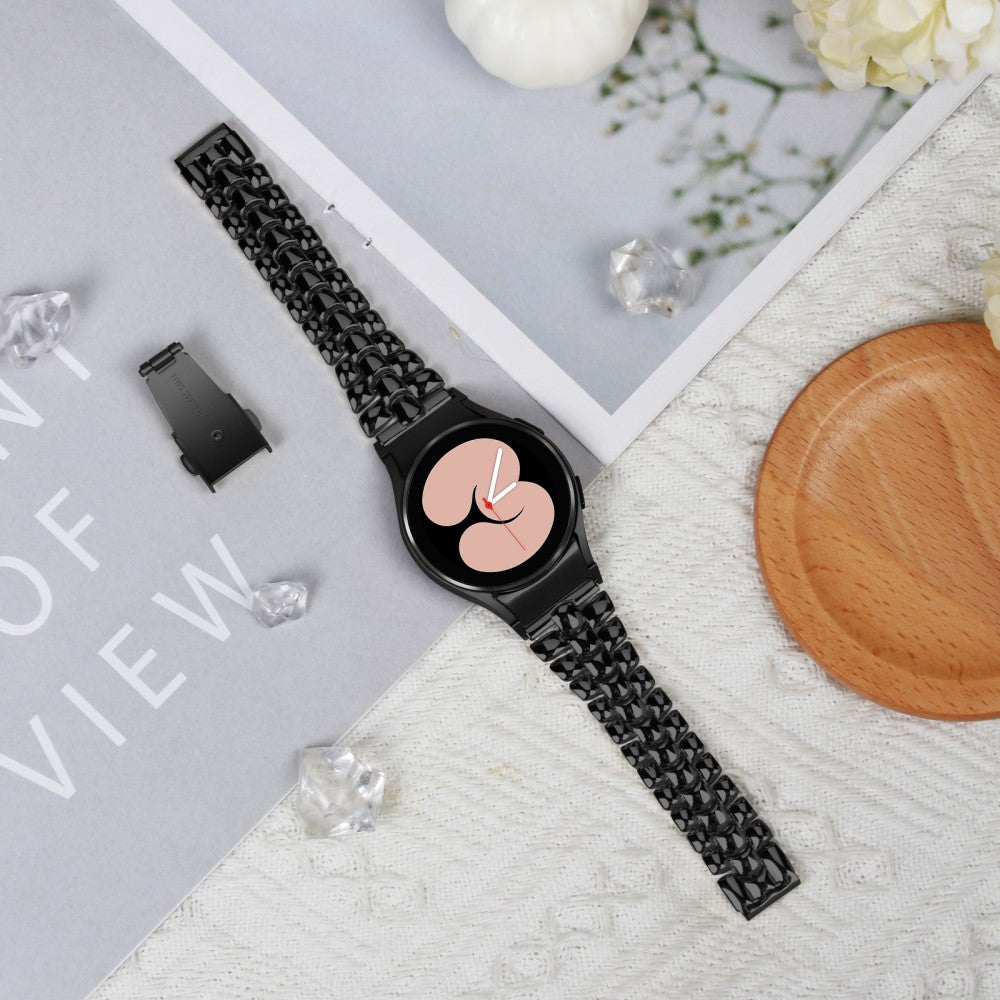 Supercool Metal Universal Rem passer til Samsung Smartwatch - Sort#serie_2