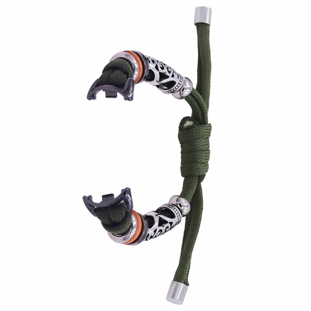 Xiaomi Smart Band 8 Beads Braided Watch Strap Adjustable Wrist Band Bracelet - Army Green#serie_4