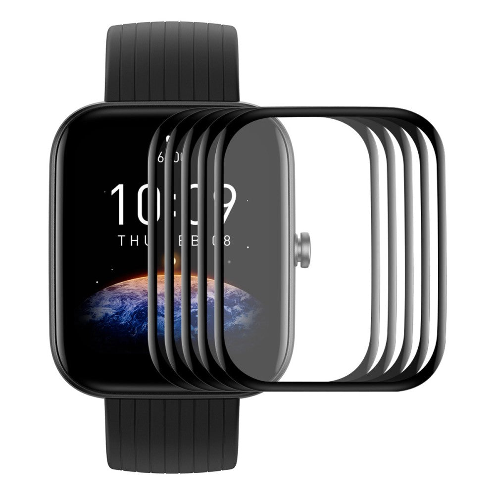 ENKAY HAT PRINCE 2Pcs Huami Amazfit Bip 5 / Bip 5 Pro Screen Protector Full Cover 3D Curved Soft Bump Resistant Edge and Scratchproof Film#serie_1