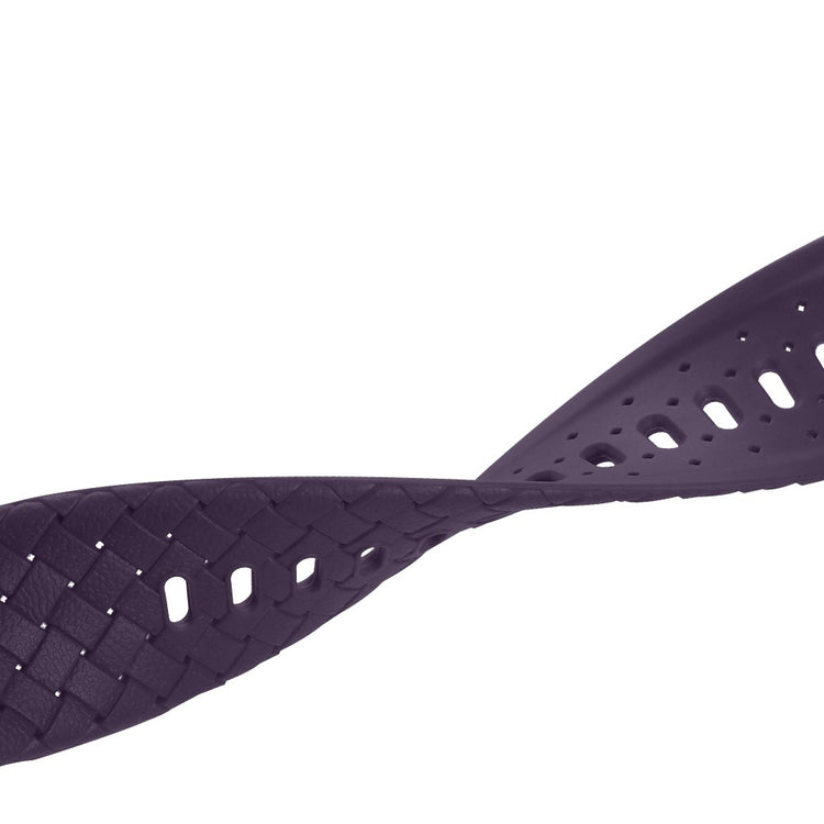 Metal Og Silikone Universal Rem passer til Apple Watch Series 8 (45mm) / Apple Watch Series 7 45mm - Lilla#serie_4