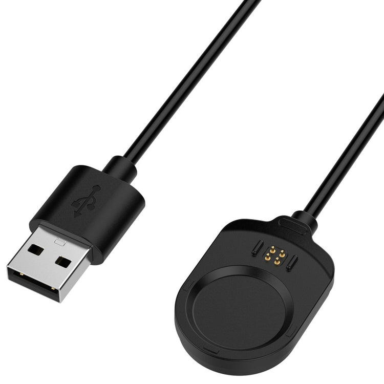 100cm USB Ladestation passer til Garmin Smartwatch - Sort#serie_2