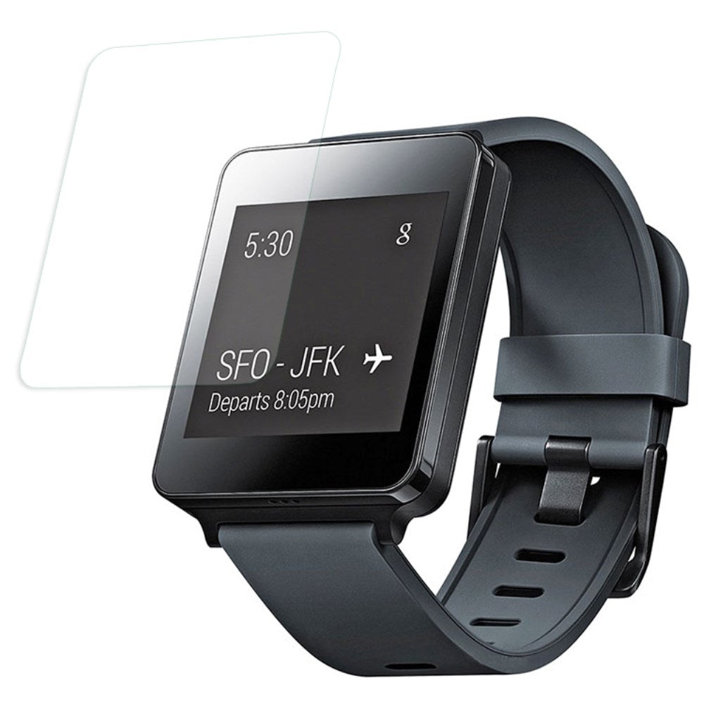 LG G Watch W100 Glas 0.3mm Skærmbeskytter - Gennemsigtig#serie_6004