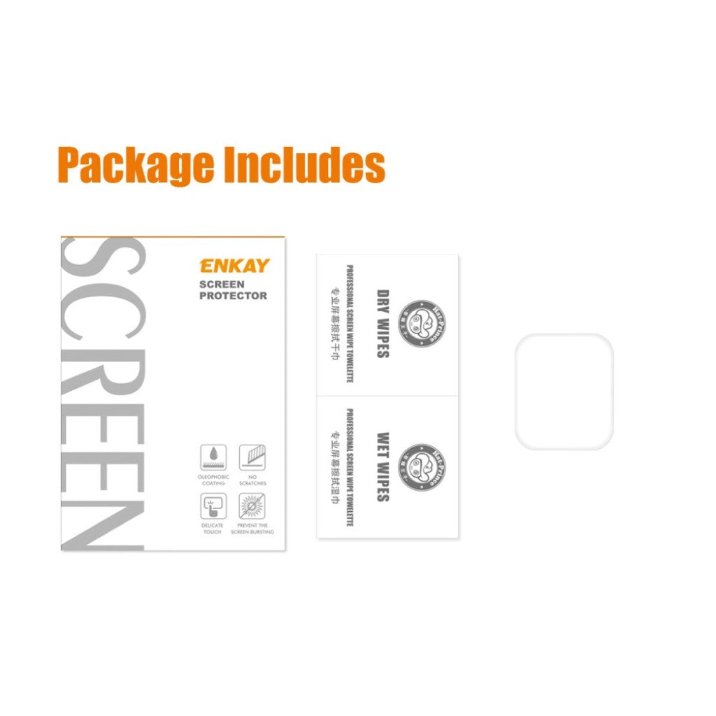 Universal Apple Plastik Skærmbeskytter - Gennemsigtig#serie_2