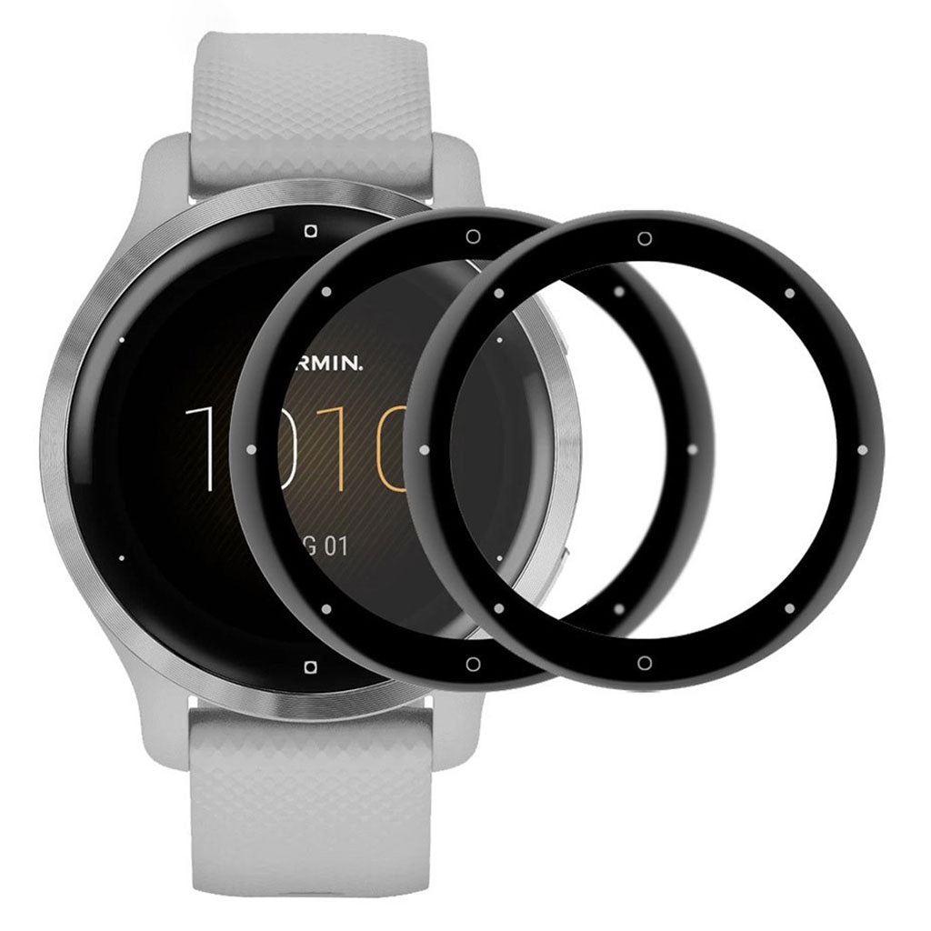 2stk Garmin Venu 2S / Garmin Vivoactive 4S Plastik Skærmbeskytter - Gennemsigtig#serie_134