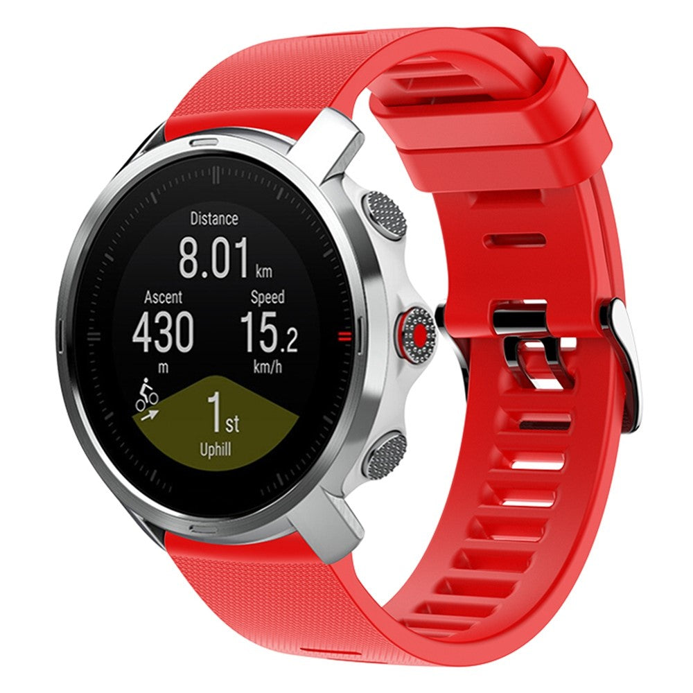 Helt vildt nydelig Universal Silikone Urrem - Rød#serie_5