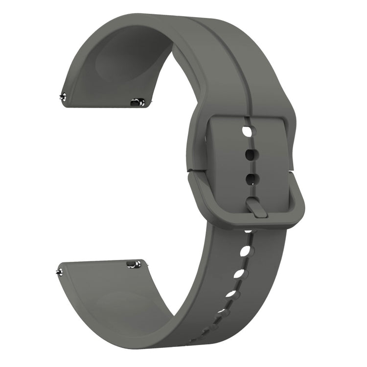 20mm silicone strap for Samsung and Huawei watch - Dark Grey#serie_10