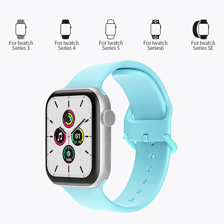 Rigtigt fed Universal Apple Silikone Urrem - Grøn#serie_4