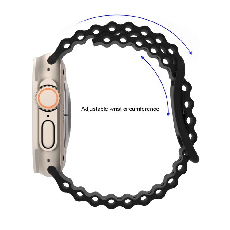 Meget fed Universal Apple Silikone Rem - Rød#serie_6