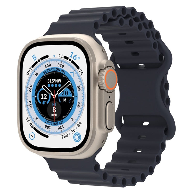 Mega holdbart Universal Apple Silikone Rem - Sort#serie_12