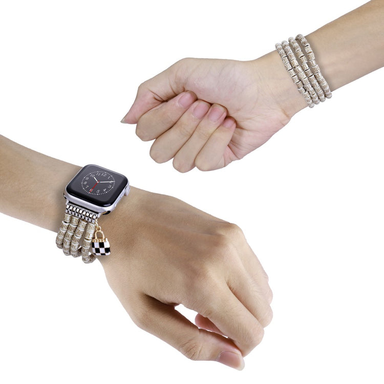 Rigtigt kønt Universal Apple Plastik Rem - Guld#serie_1