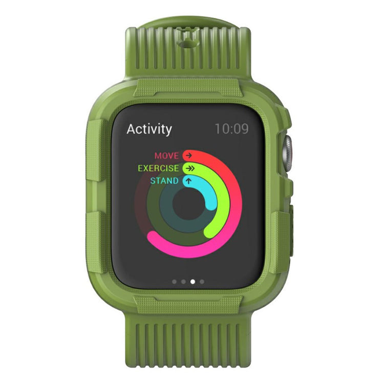 Apple Watch Series 5 40mm / Apple Watch 40mm Silikone Rem - Grøn#serie_2