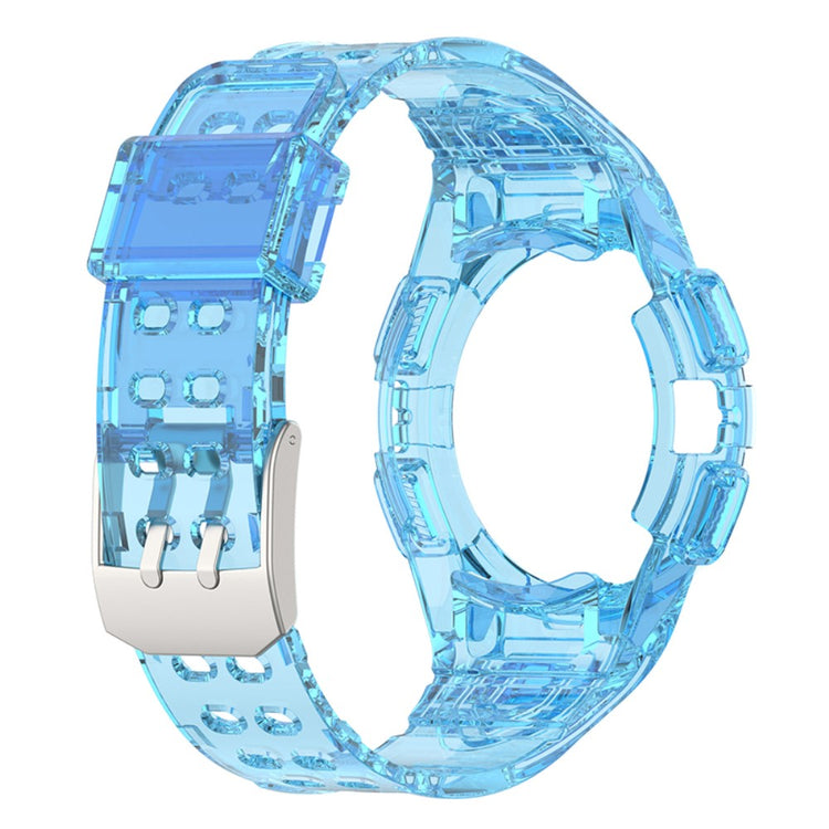 Samsung Galaxy Watch 5 (44mm) / Samsung Galaxy Watch 4 (44mm) Plastik Rem - Blå#serie_12
