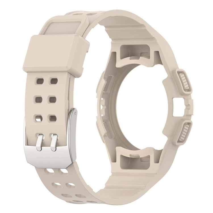 Samsung Galaxy Watch 5 (44mm) / Samsung Galaxy Watch 4 (44mm) Plastik Rem - Hvid#serie_13