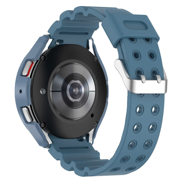 Samsung Galaxy Watch 5 (44mm) / Samsung Galaxy Watch 4 (44mm) Silikone Rem - Blå#serie_4