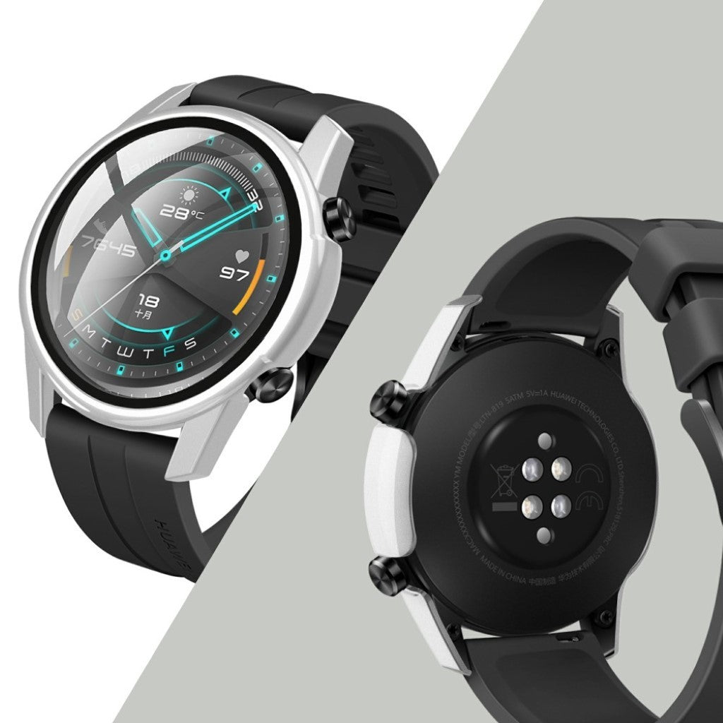 Super Fint Huawei Watch GT 2 46mm Plastik Cover - Sølv#serie_8
