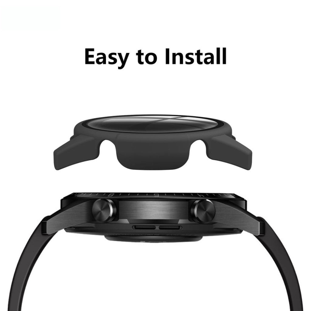 Super Flot Huawei Watch GT 2 46mm Silikone Cover - Sort#serie_1