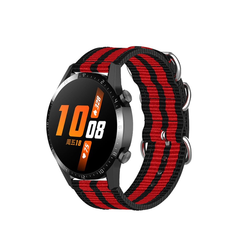Huawei Watch GT Runner / Huawei Watch GT 3 (46mm) Nylon Rem - Rød#serie_1
