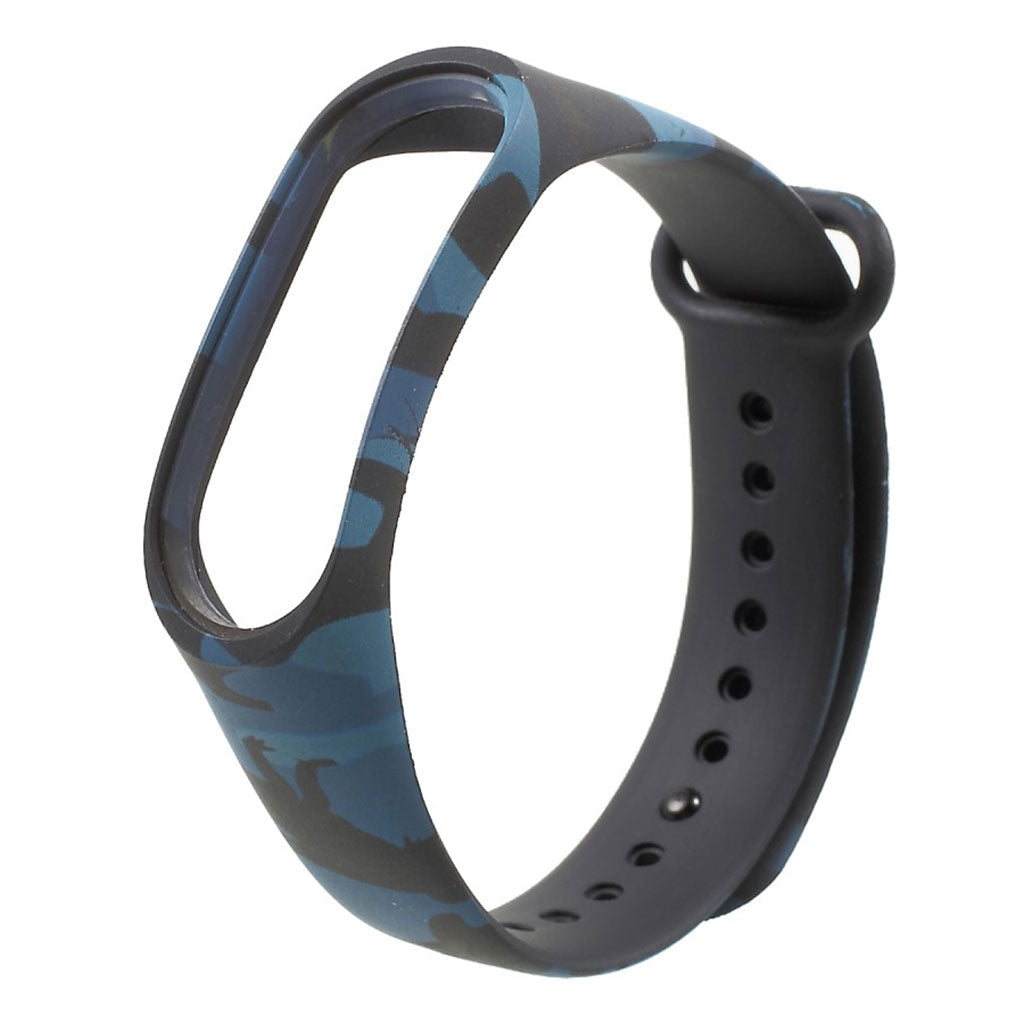 Helt vildt fed Xiaomi Mi Band 3 Silikone Rem - Blå#serie_1