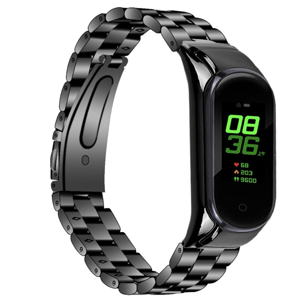 Fed Xiaomi Mi Band 7 Metal Rem - Sort#serie_1