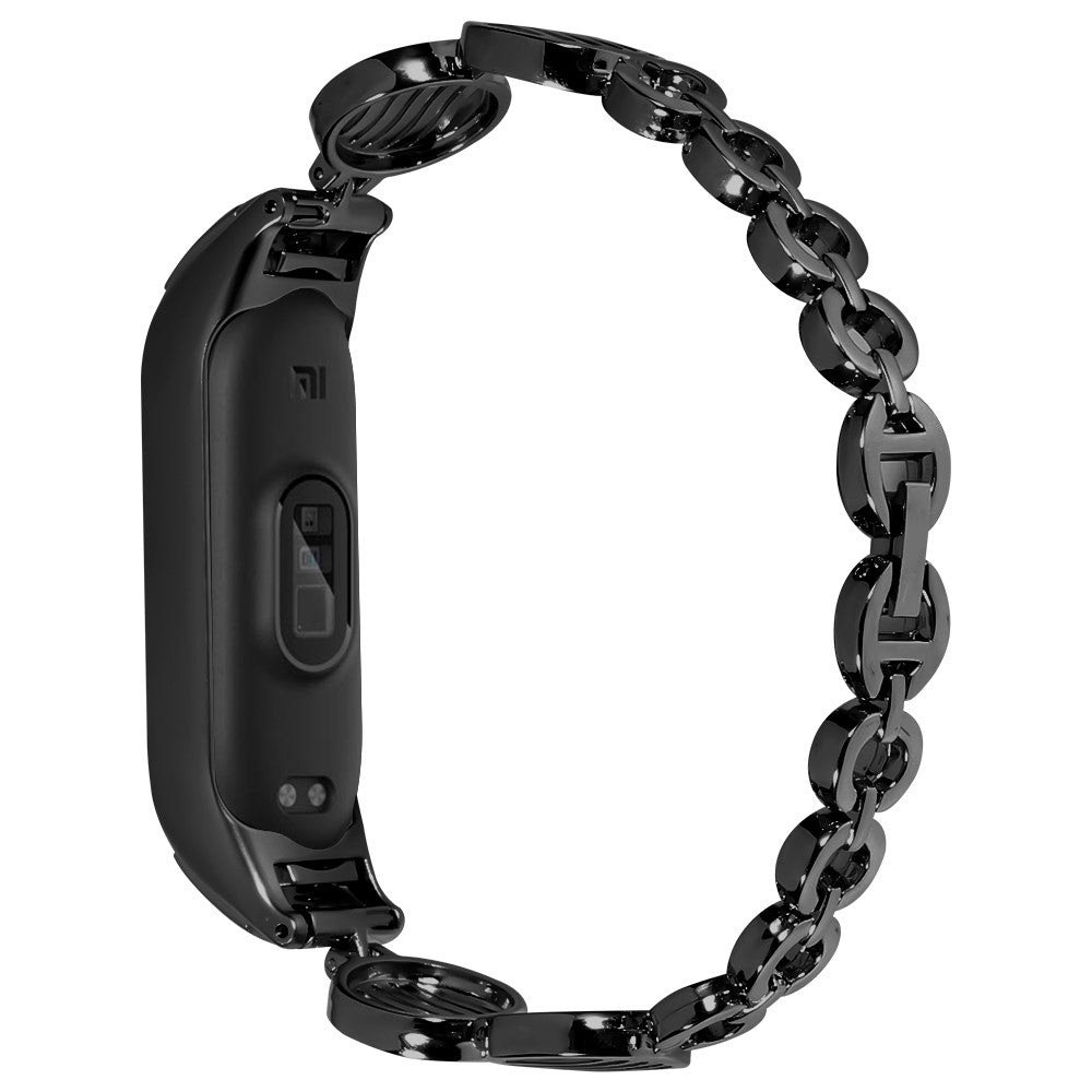 Mega skøn Xiaomi Mi Band 7 Metal Rem - Sort#serie_1