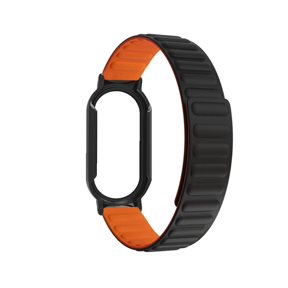 Helt vildt godt Xiaomi Mi Band 7 Silikone og Glas Rem - Sort#serie_1