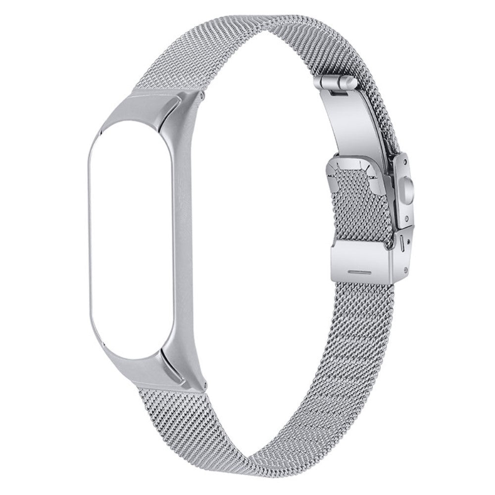 Nydelig Xiaomi Mi Smart Band 4 / Xiaomi Mi Band 3 Metal Rem - Sølv#serie_023