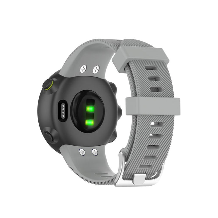 Garmin Forerunner 45 / Garmin Forerunner 45S Silikone Rem - Sølv#serie_3
