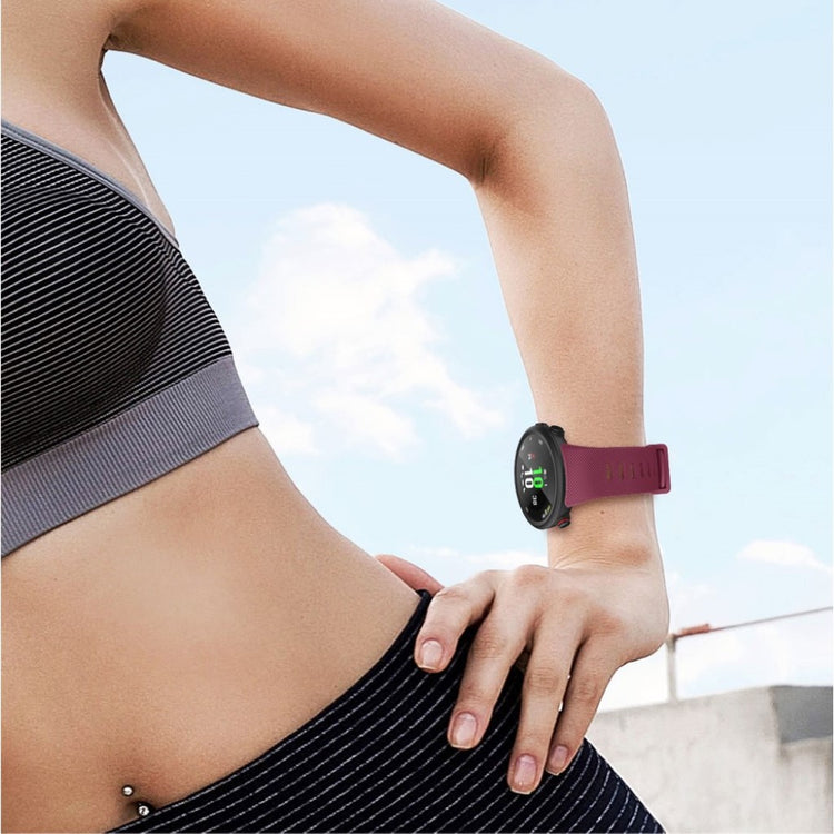 Sejt Garmin Forerunner 45S Silikone Rem - Rød#serie_5