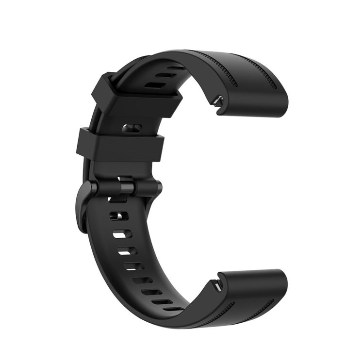 Rigtigt sejt Garmin Fenix 6S Silikone Rem - Sort#serie_1
