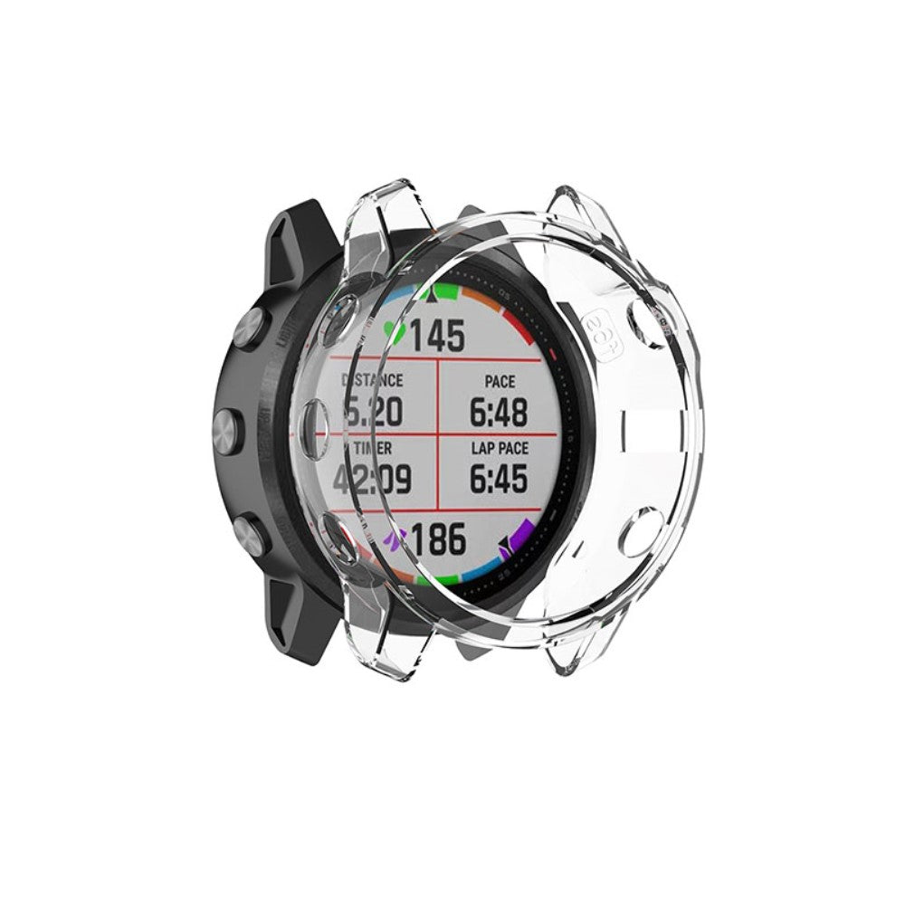 Garmin Fenix 6S / Garmin Fenix 6S Pro Gennemsigtig Silikone Bumper - Gennemsigtig#serie_5