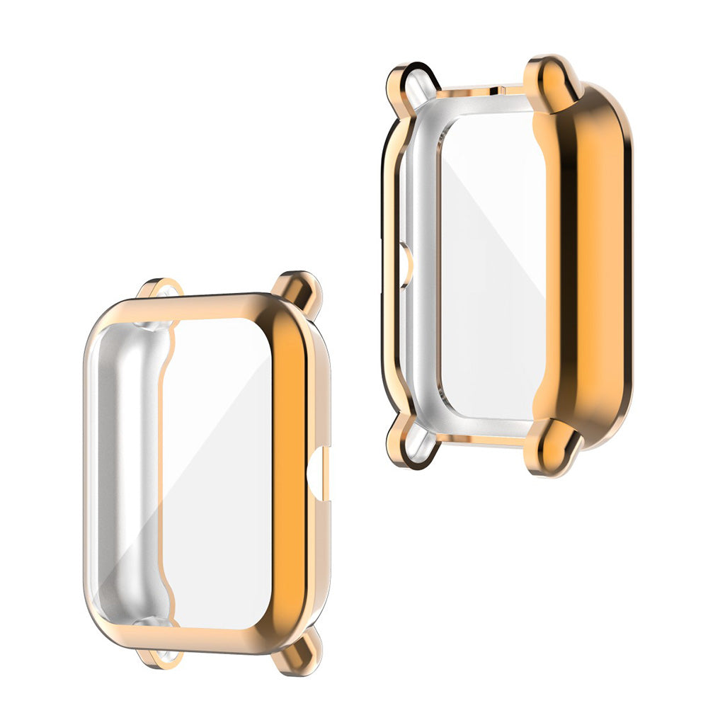 Amazfit Pop Holdbar Silikone Bumper - Guld#serie_7