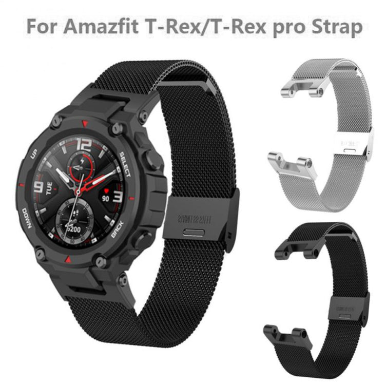 Super sejt Amazfit T-Rex Pro / Amazfit Ares Metal Urrem - Sort#serie_1