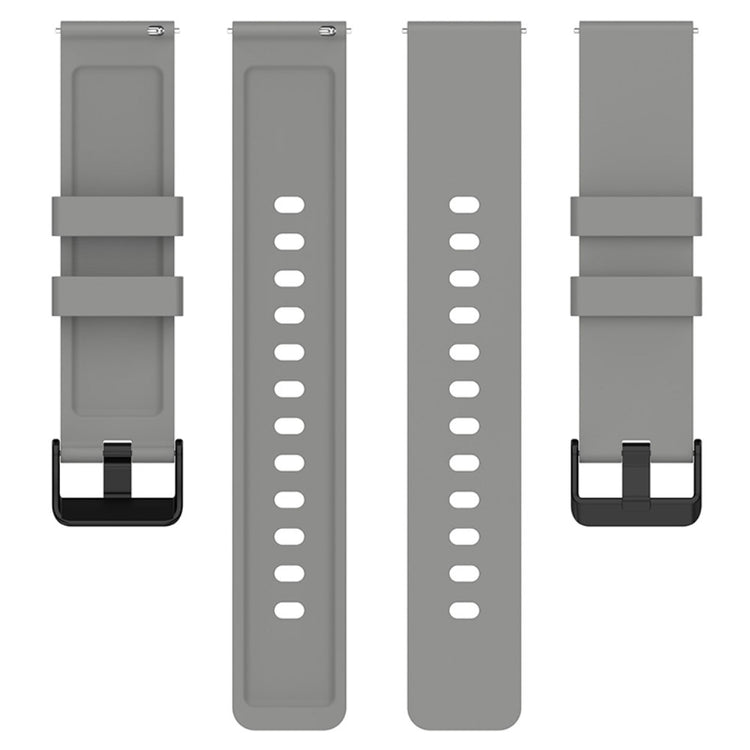 Helt vildt fed Amazfit Bip 3 / Amazfit Bip S Silikone Urrem - Sølv#serie_5