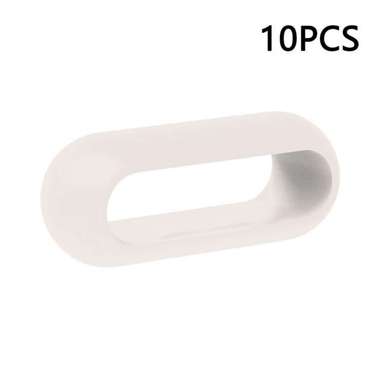 10Pcs Xiaomi Smart Band 8 Pro Watch Band Silicone Holder Loop Watch Strap Fastener Ring - Black - Guld#serie_4