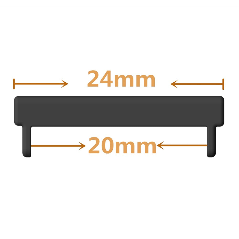 1 Pair Suunto 7 / 9 / D5i Metal Connector Kit 24mm to 20mm Watch Lug Adapters Watchband Accessories - Sort#serie_014