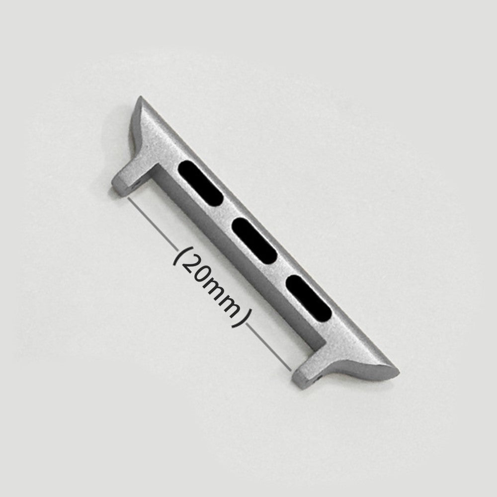 Apple Watch Series 49mm - 45mm - 44mm - 42mm 1 Pair 20mm Watch Band Adapter - Silver#serie_3