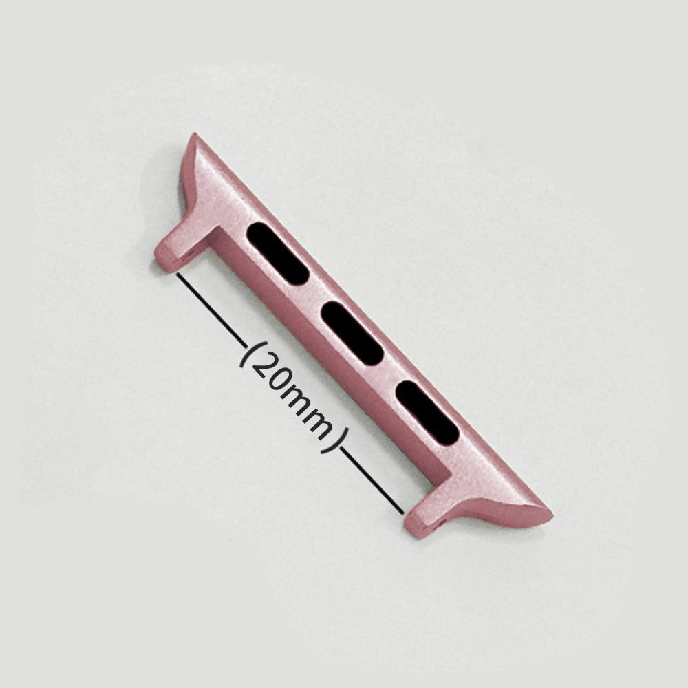 Apple Watch Series 49mm - 45mm - 44mm - 42mm 1 Pair 20mm Watch Band Adapter - Rose Pink#serie_5