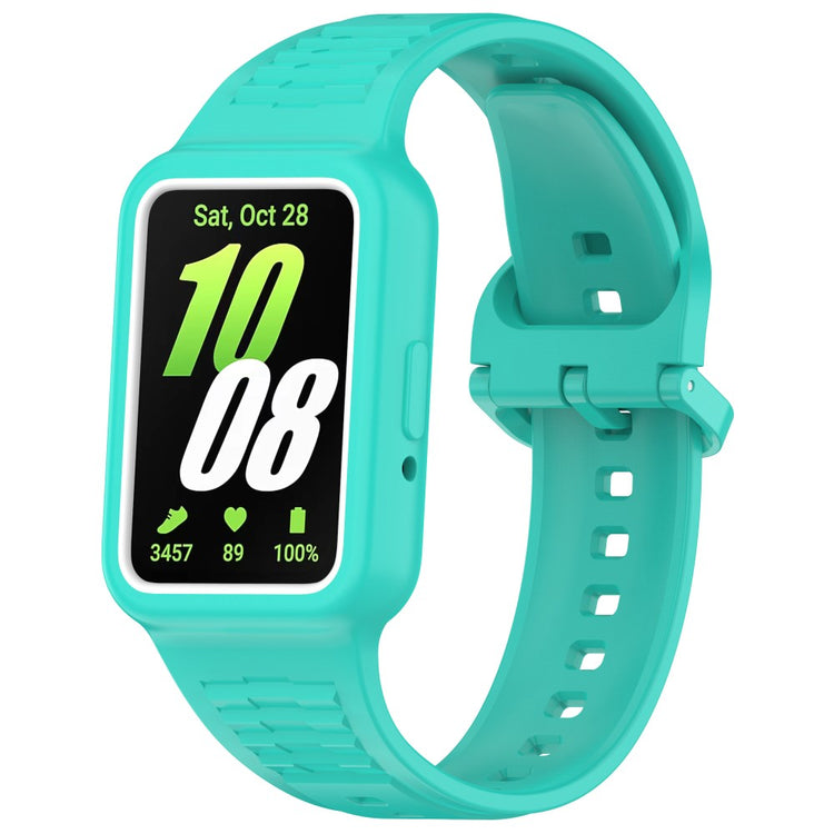 Huawei band 9 / 8 / 7 Integrated Silicone Strap Watch Case Replacement Wrist band  - Cyan#serie_8