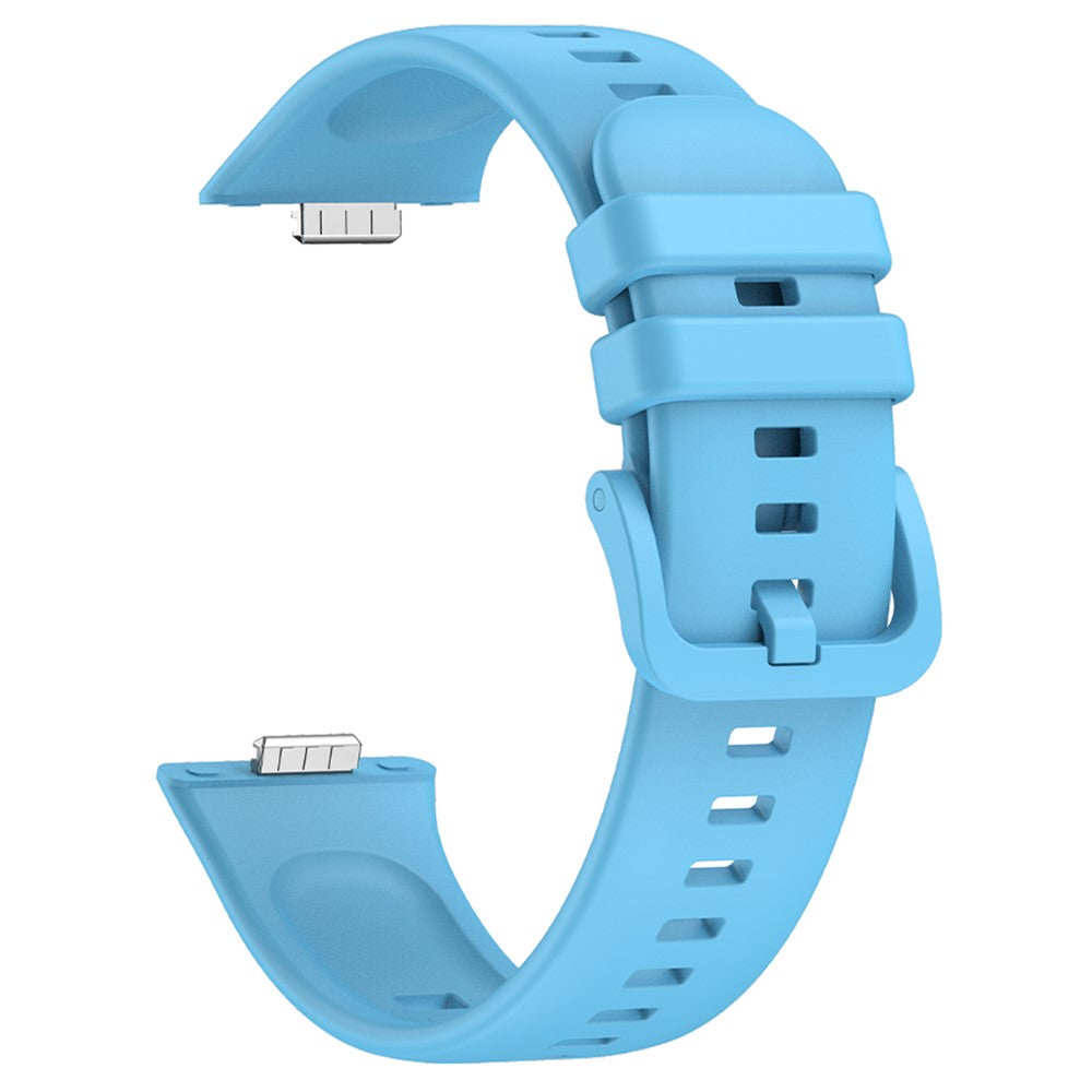 Huawei Watch Fit 3 Replacement Wrist bandsoft Silicone Watch Strap - Sky Blue#serie_10