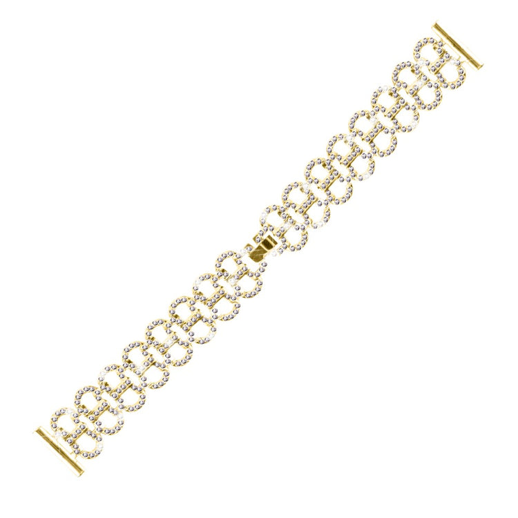 Huami Amazfit GTR 42mm Rhinestones Decor Alloy Strap Gourd Shape Watch band  - Gold#serie_2