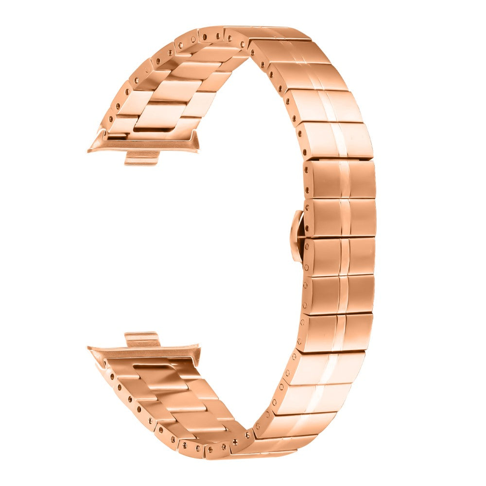 Xiaomi Redmi Watch 4 Stainless Steel Watch Strap Replacement Wrist Band - Rose Gold#serie_4