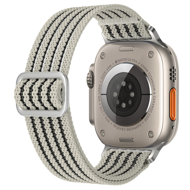 Apple Watch Series 41mm - 40mm - 38mm Woven Nylon Watch Strap Breathable Band - Starlight#serie_4